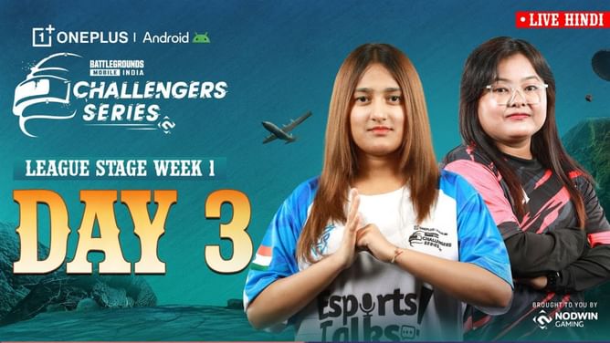 BGMI Challengers Series 2025 League Stage Day 3: Livestream, groups, map order, and how to watch