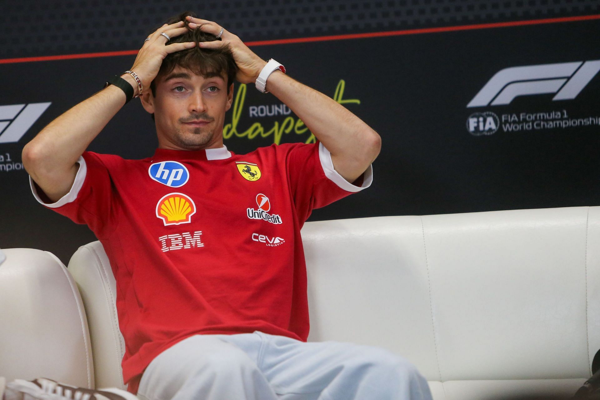 Charles Leclerc concedes defeat against Lando Norris and Oscar Piastri’s McLaren, heading into the Hungary GP qualifying
