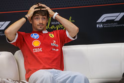 Charles Leclerc concedes defeat against Lando Norris and Oscar Piastri’s McLaren, heading into the Hungary GP qualifying