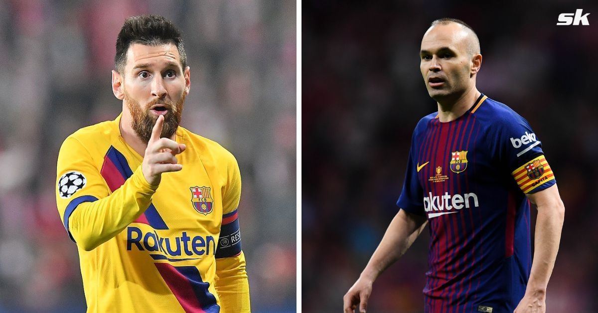 Lionel Messi and Andres Iniesta.