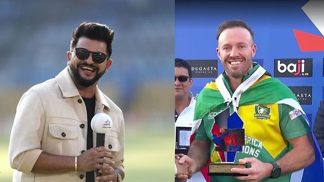 "हम भी रौंद देते" - WCL 2025 के फाइनल में पाकिस्तान पर दक्षिण अफ्रीका की जीत से खुश हुए सुरेश रैना, डिविलियर्स की तारीफ करते हुए कही बड़ी बात