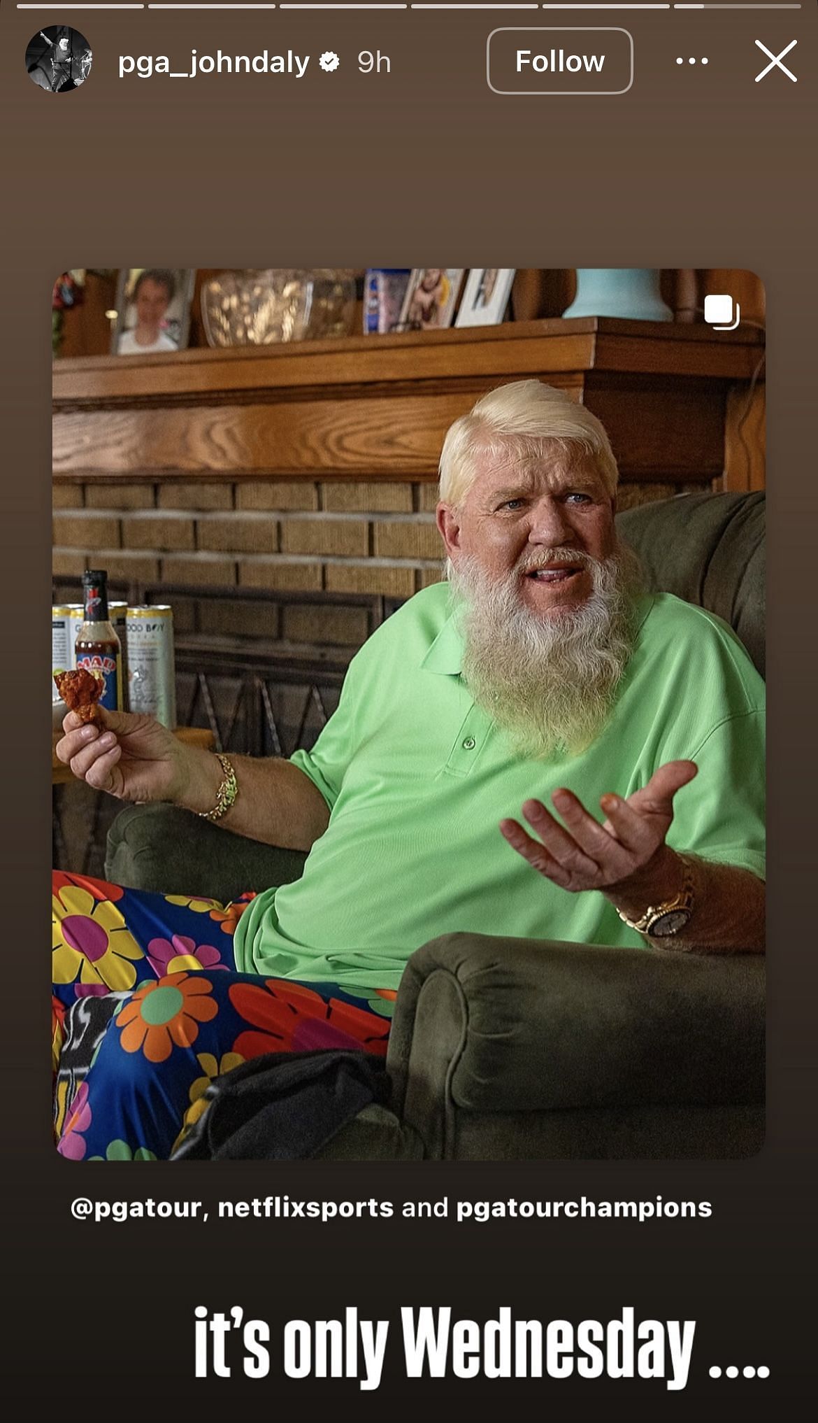 Image via Daly&rsquo;s Instagram Story/@pga_johndaly