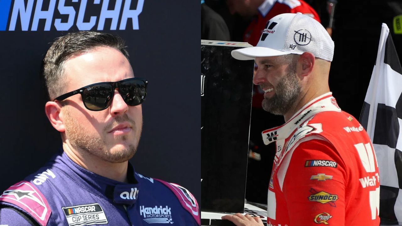 Alex Bowman (left) and Shane van Gisbergen (right). Source: IMAGN