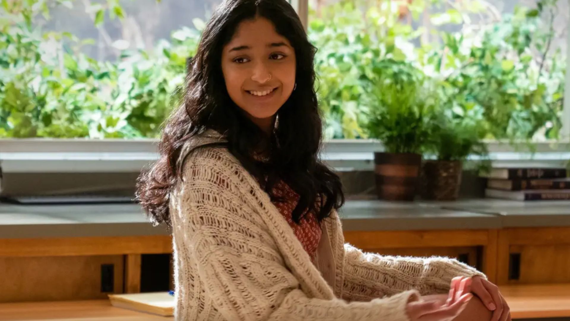 Maitreyi Ramakrishnan in Never Have I Ever (Image via Netflix)
