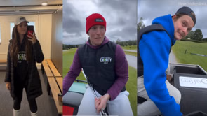 Patrik Laine's wife Jordan shares behind-the-scenes glimpse at Laine-Barkov charity golf tournament in Finland