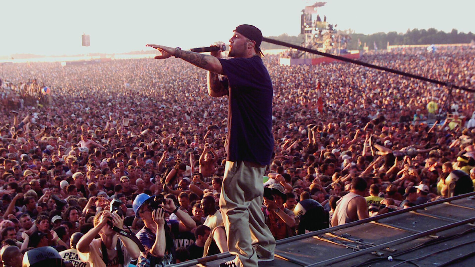 Still from Woodstock &#039;99 (Image via Netflix)