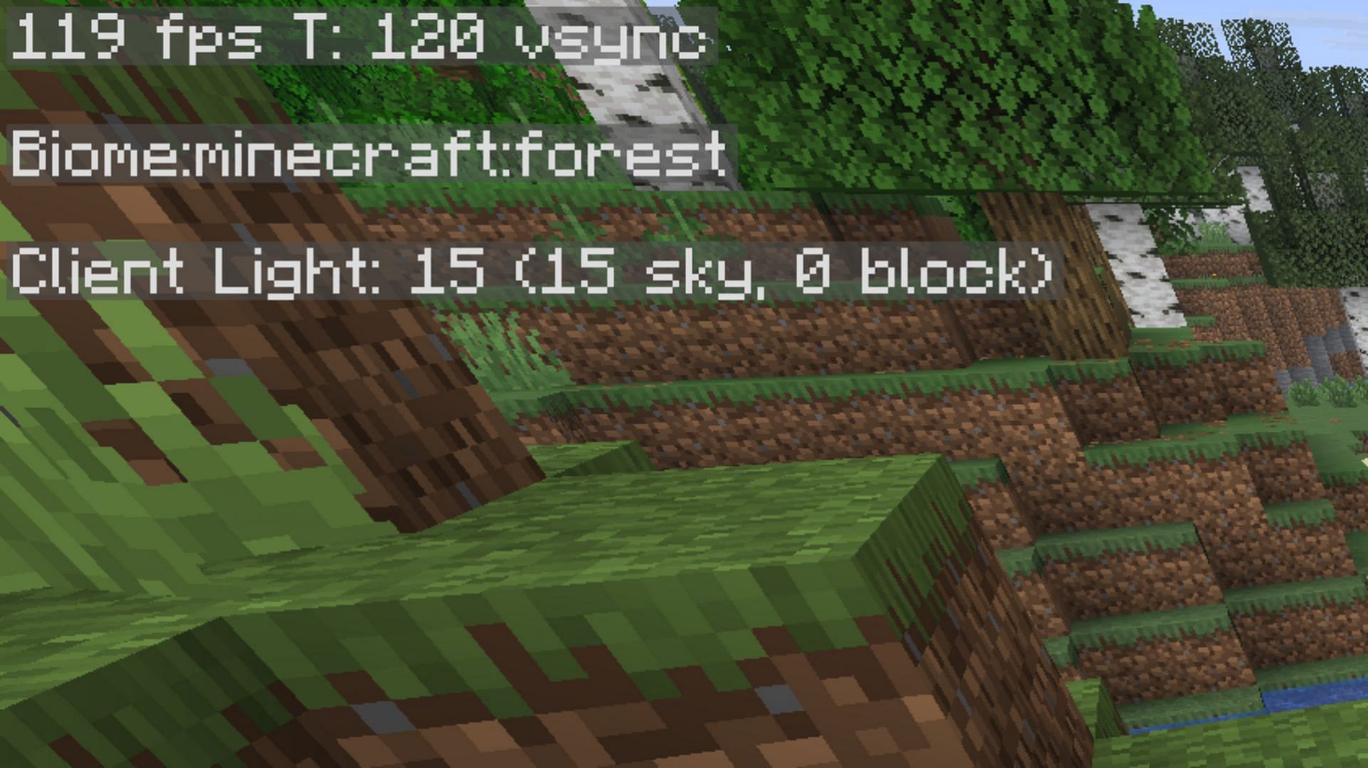 Correction information can be collected a little together for a better vision for the world (image via SPORTSKEEDA GAMING || Mojang Studios)