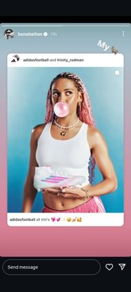 Ben Shelton's Instagram story