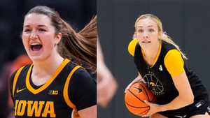 "U have that swagggggerrrr": College hoops fans react to Iowa's Kylie Feuerbach & Taylor Stremlow's unusual outfits in latest TikTok