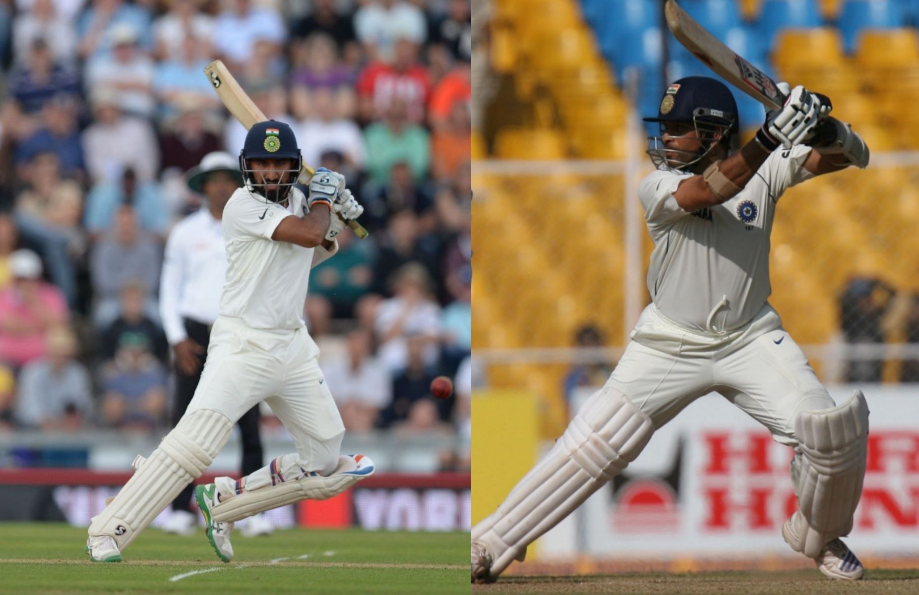 Cheteshwar Pujara, Sachin Tendulkar 