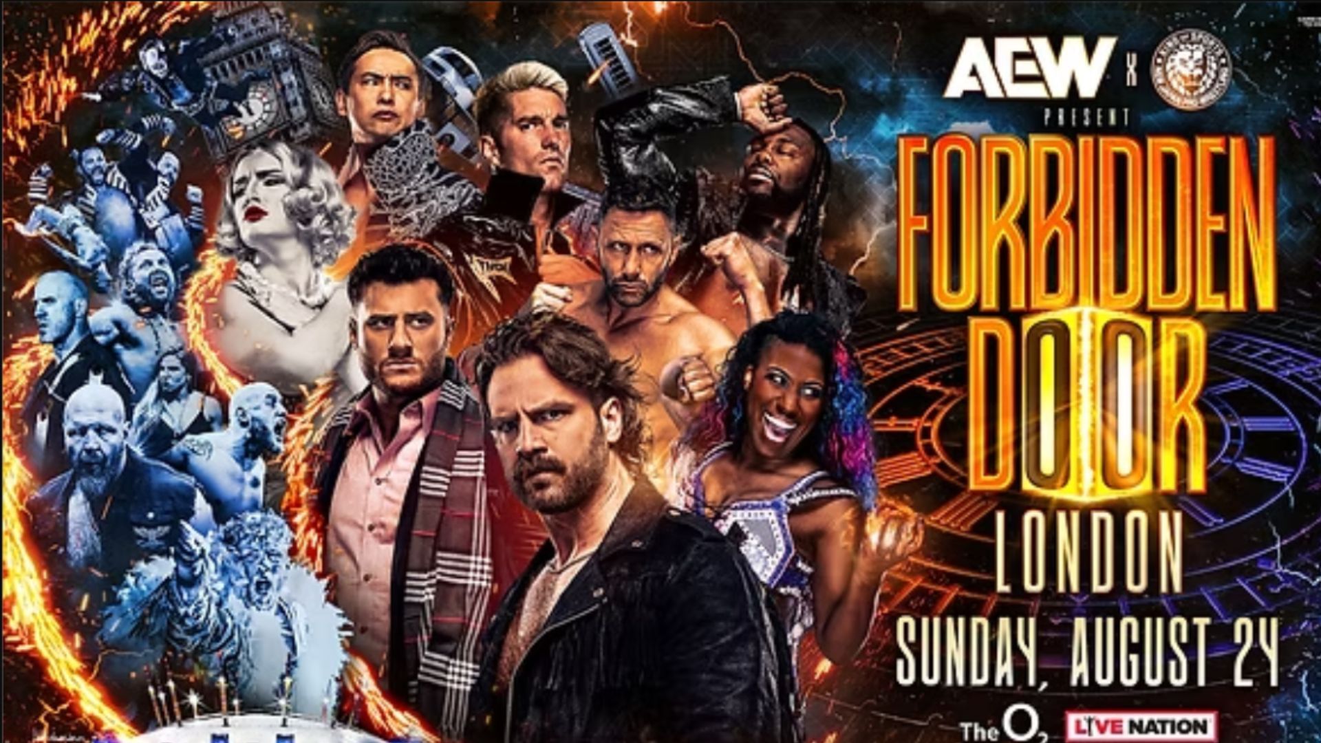 AEW x NJPW Forbidden Door 2025 will air from London, England [Image Credits: AEW