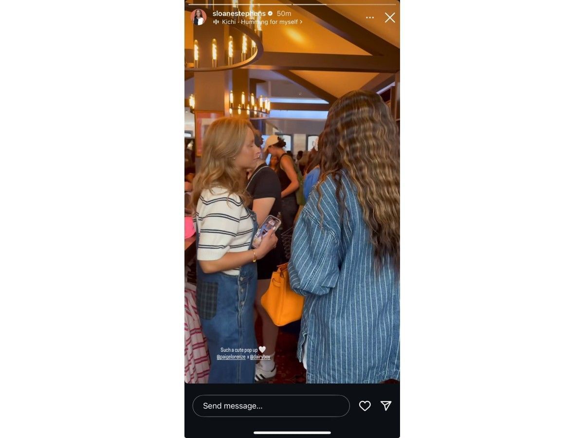 Sloane&#039;s Instagram story