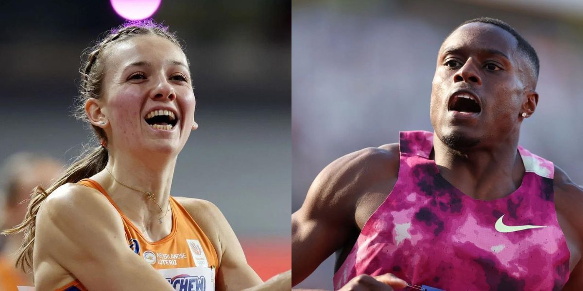 Christian Coleman (R) and Femke Bol (L) impressed at Zurich Diamond League Final. PHOTO: Getty Images