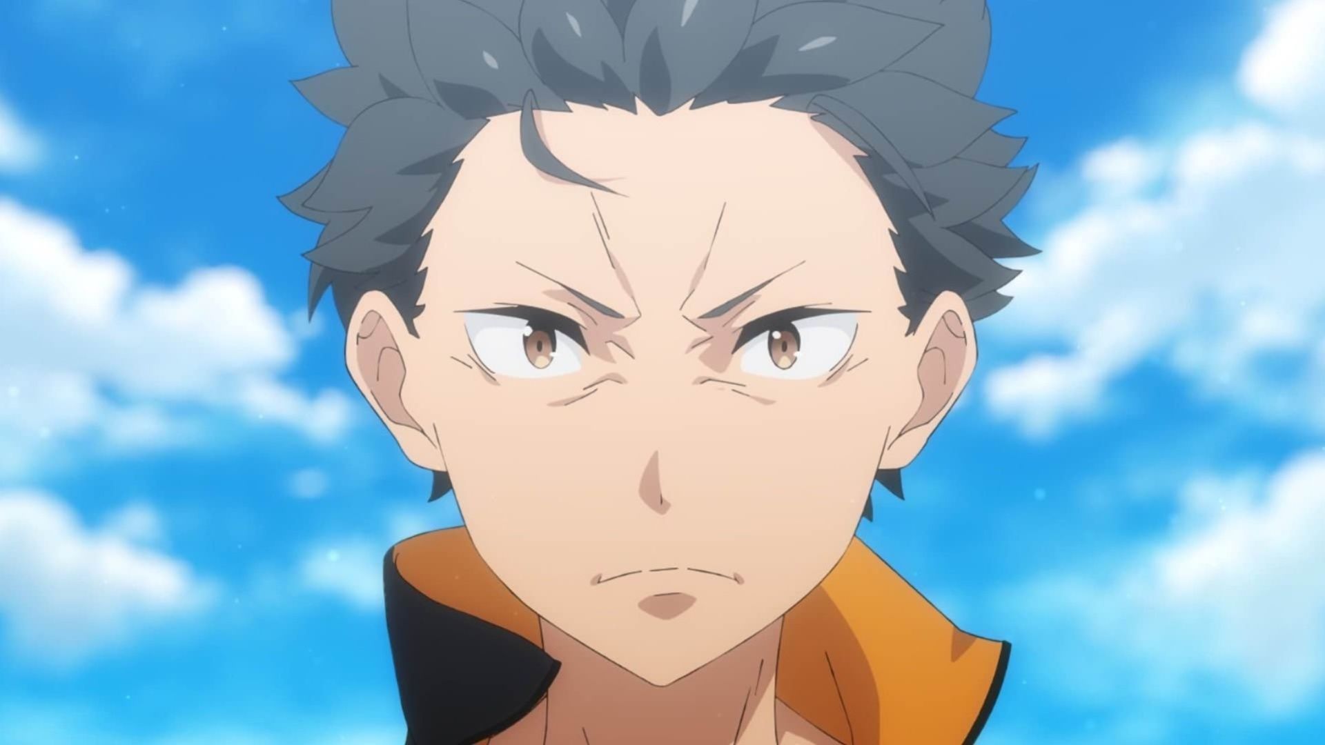 One of the characters with Isekai anime powers, Subaru Natsuki (Image via White Fox)
