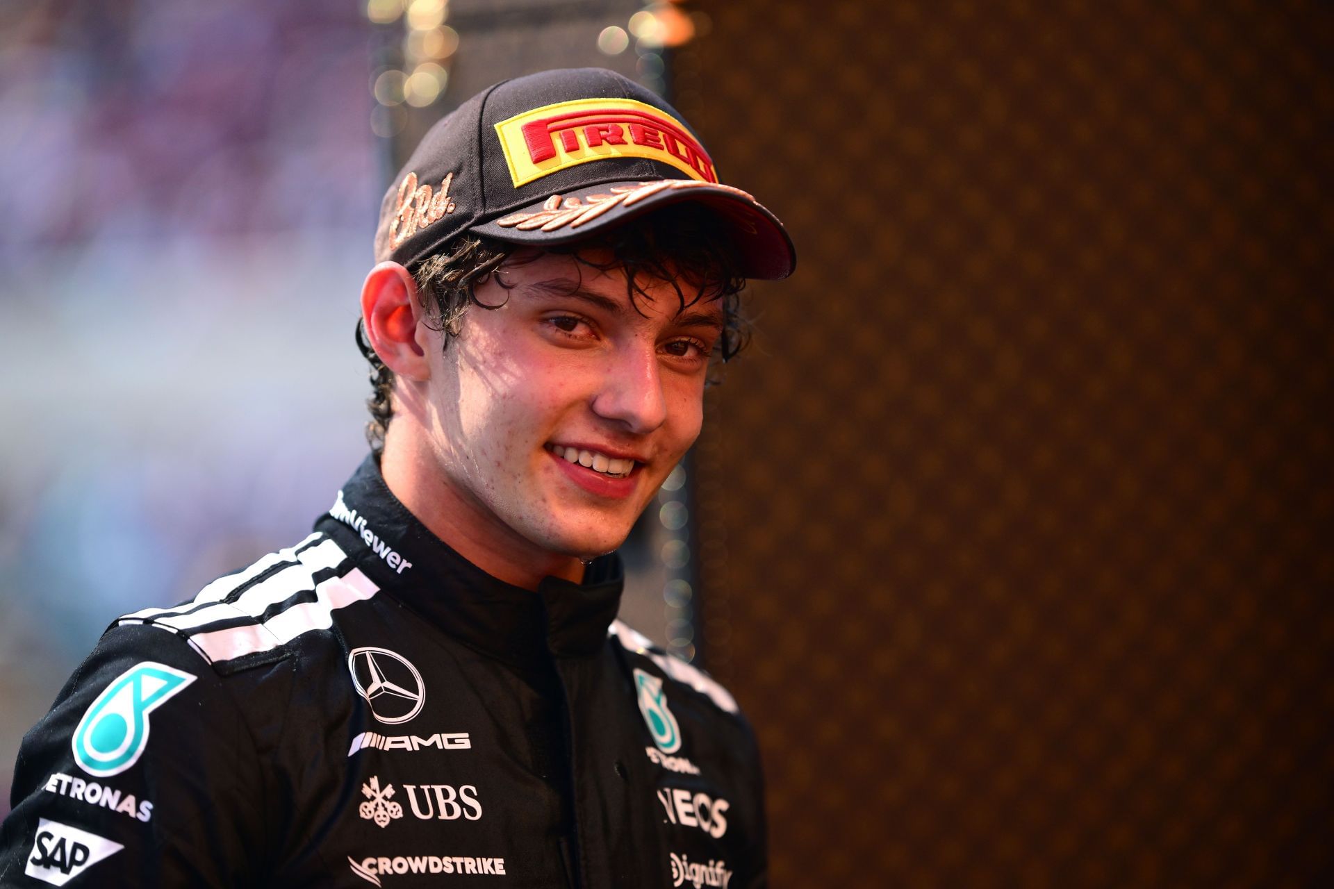 Kimi Antonelli of Mercedes AMG Petronas F1 Team after the F1 Grand Prix of Canada. Source: Getty