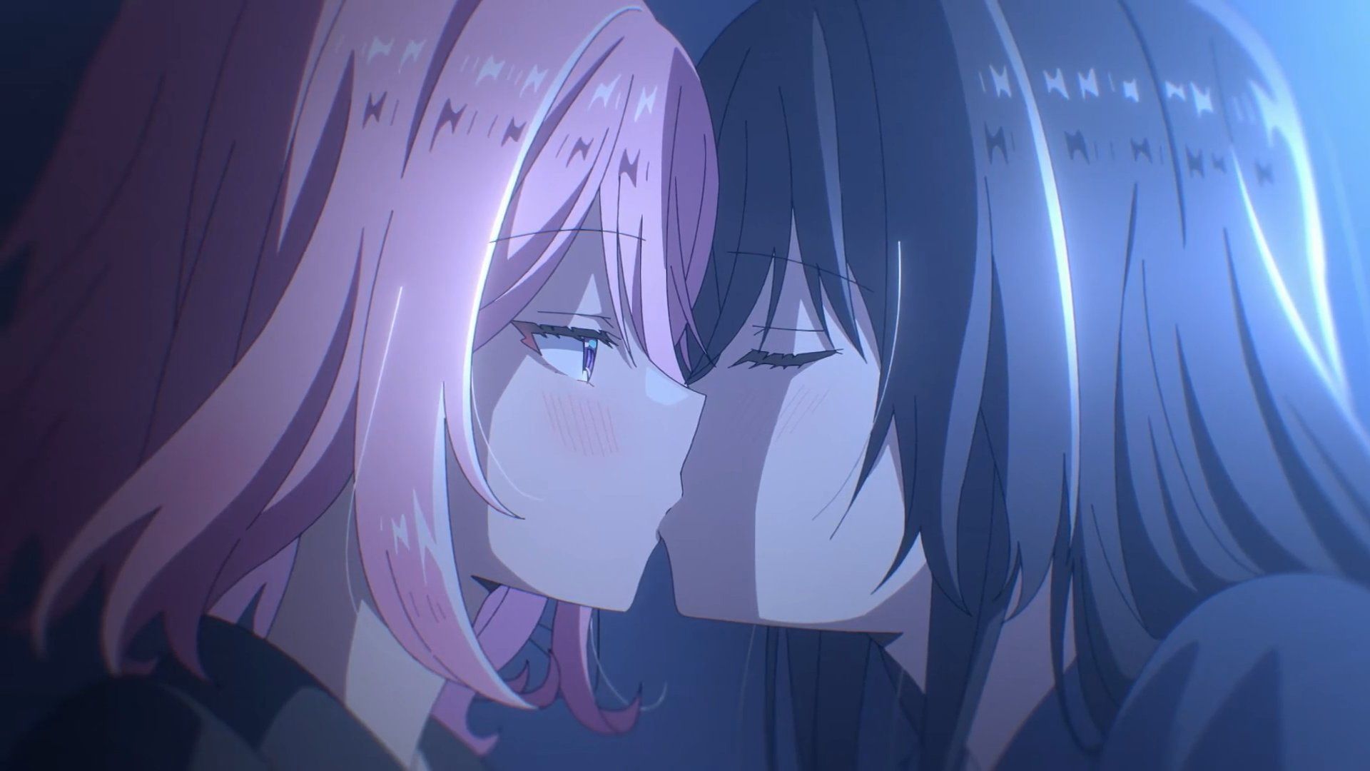 Renako and Satsuki share a kiss (Image via Studio Mother)