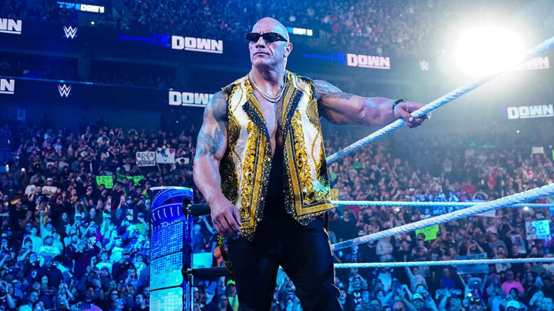 The Rock on SmackDown! [Image credit: WWE.com]