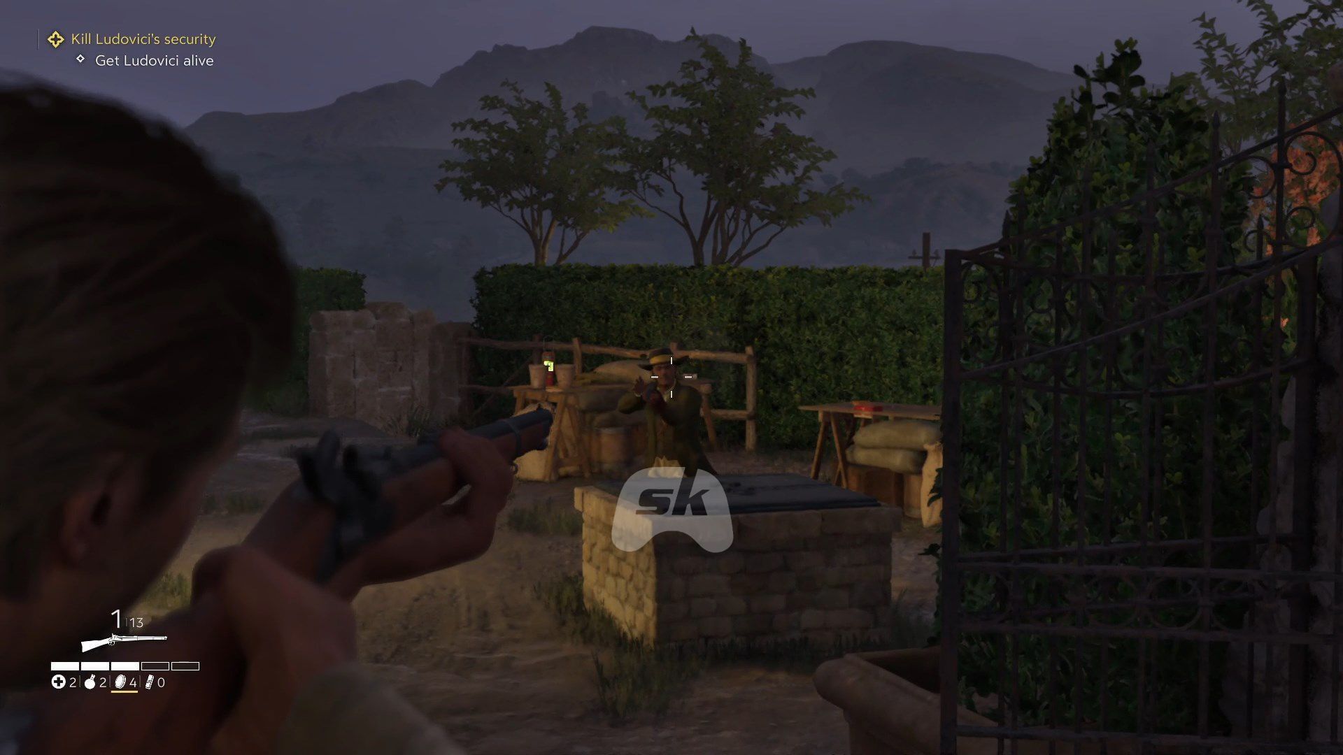 Defeat all the guards to catch Ludovici (Image via Sportskeeda Gaming // 2K)