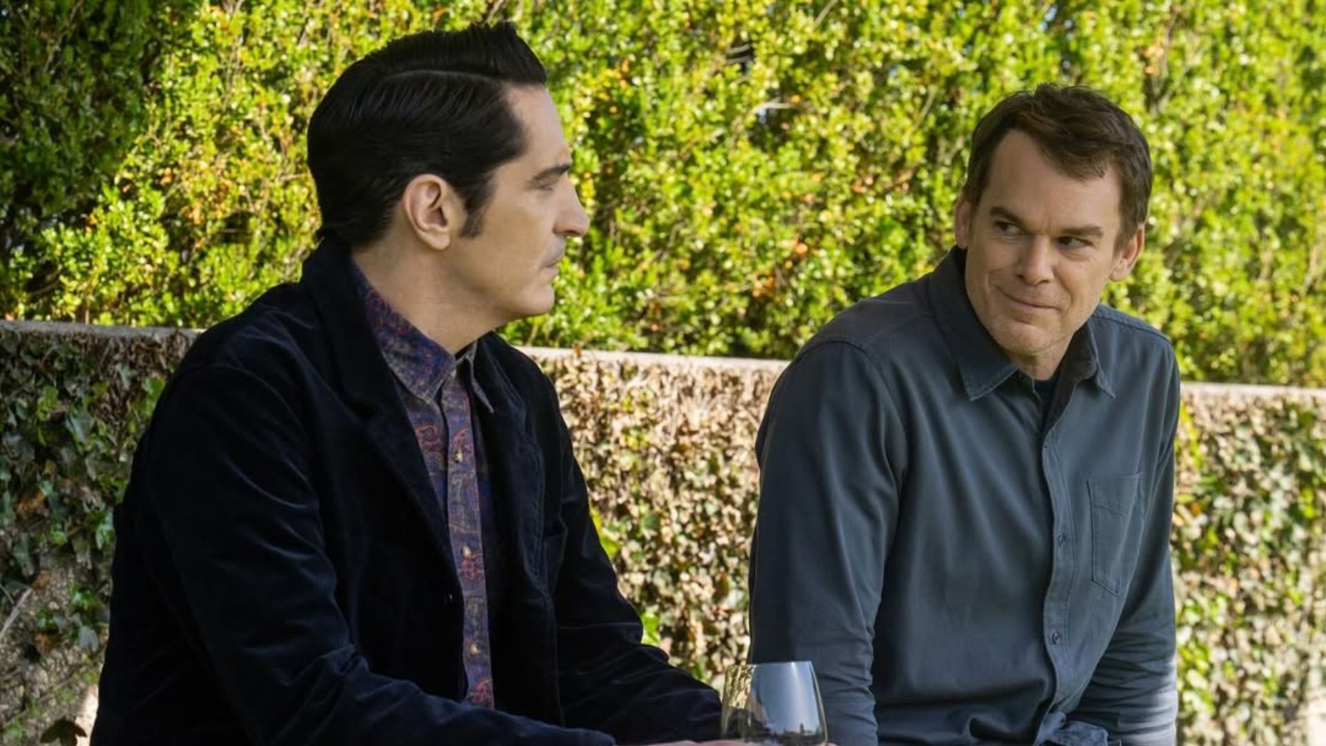 An image of Dexter and Gareth from Dexter: Resurrection episode 7 (Image via Paramount+)