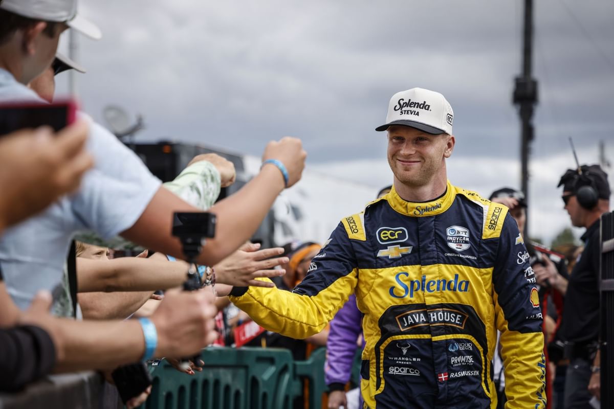 "I don't think I've ever had that many": Christian Rasmussen gets real on the unexpected flood of 'DMs' after IndyCar win in Milwaukee