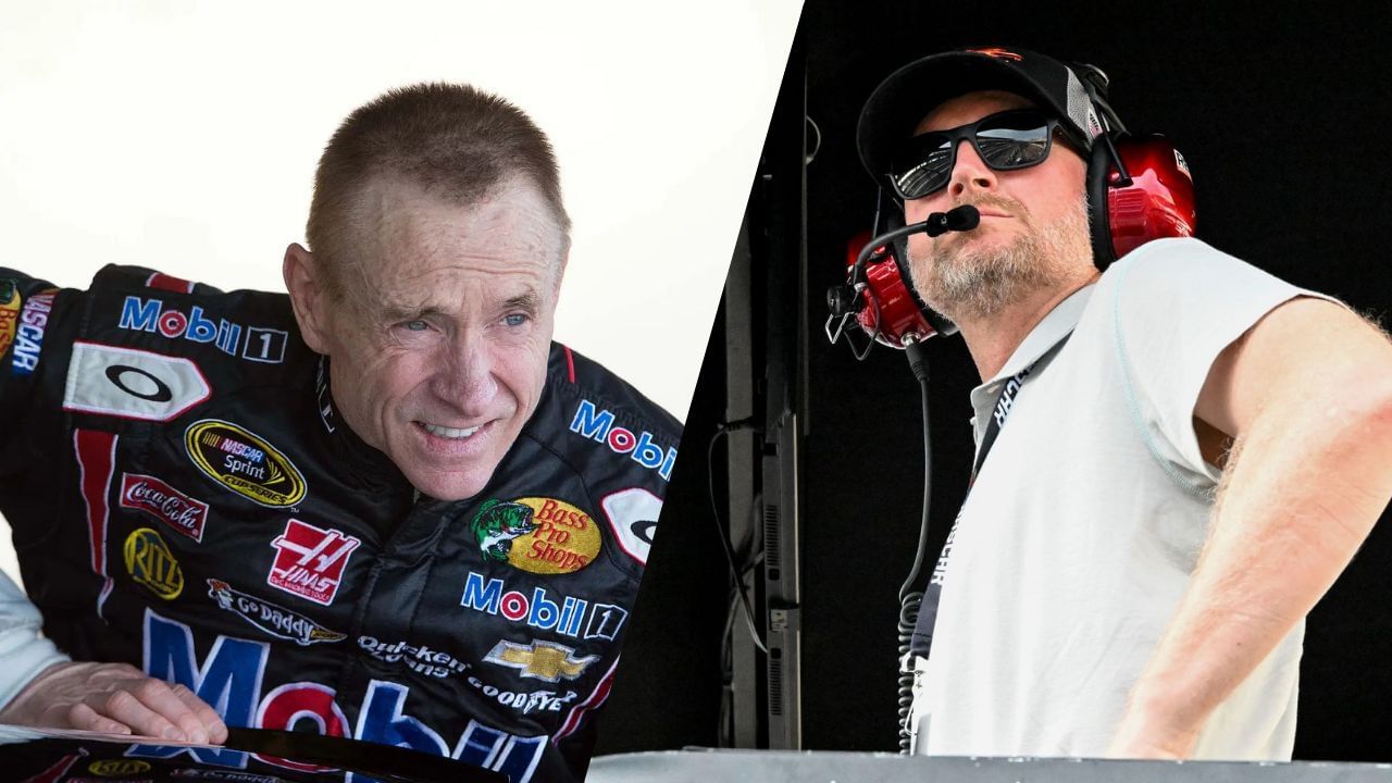 Mark Martin and Dale Earnhardt Jr.