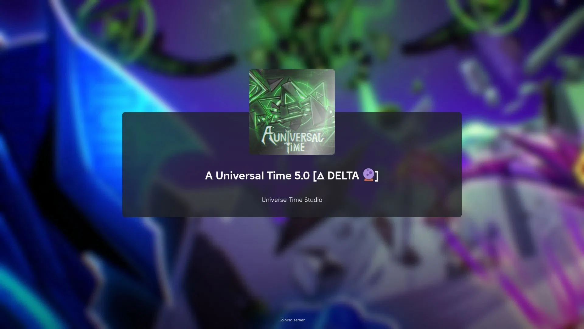 Roblox A Universal Time