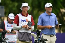 Scottie Scheffler left without Ted Scott ahead of Round 4 of the FedEx St. Jude Championship 2025