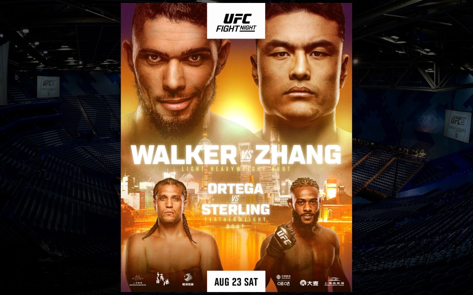 UFC Shanghai poster. [Image courtesy: UFC]