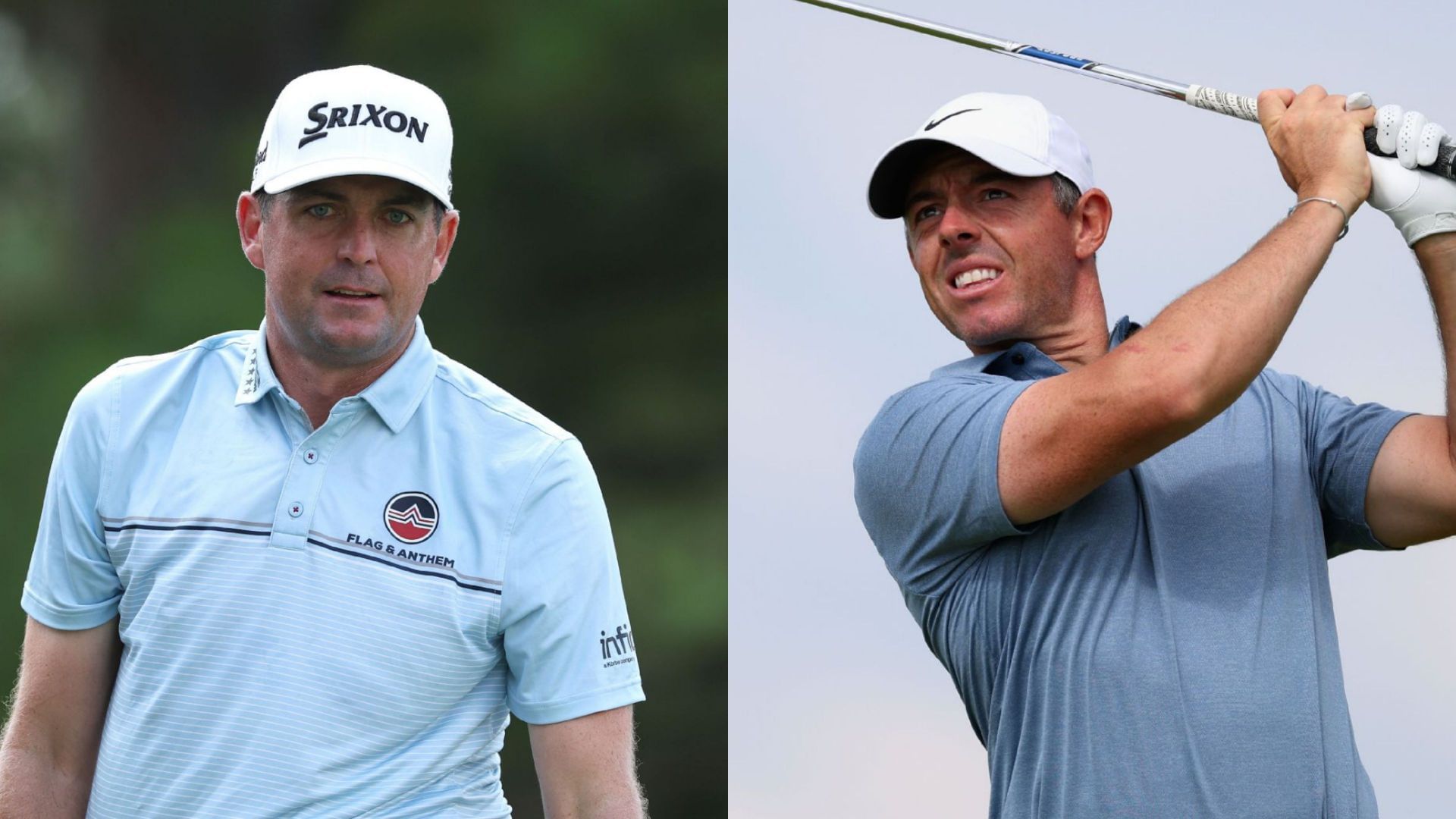 Keegan Bradley (on the left) and Rory McIlroy (on the right) / Source: Getty Images