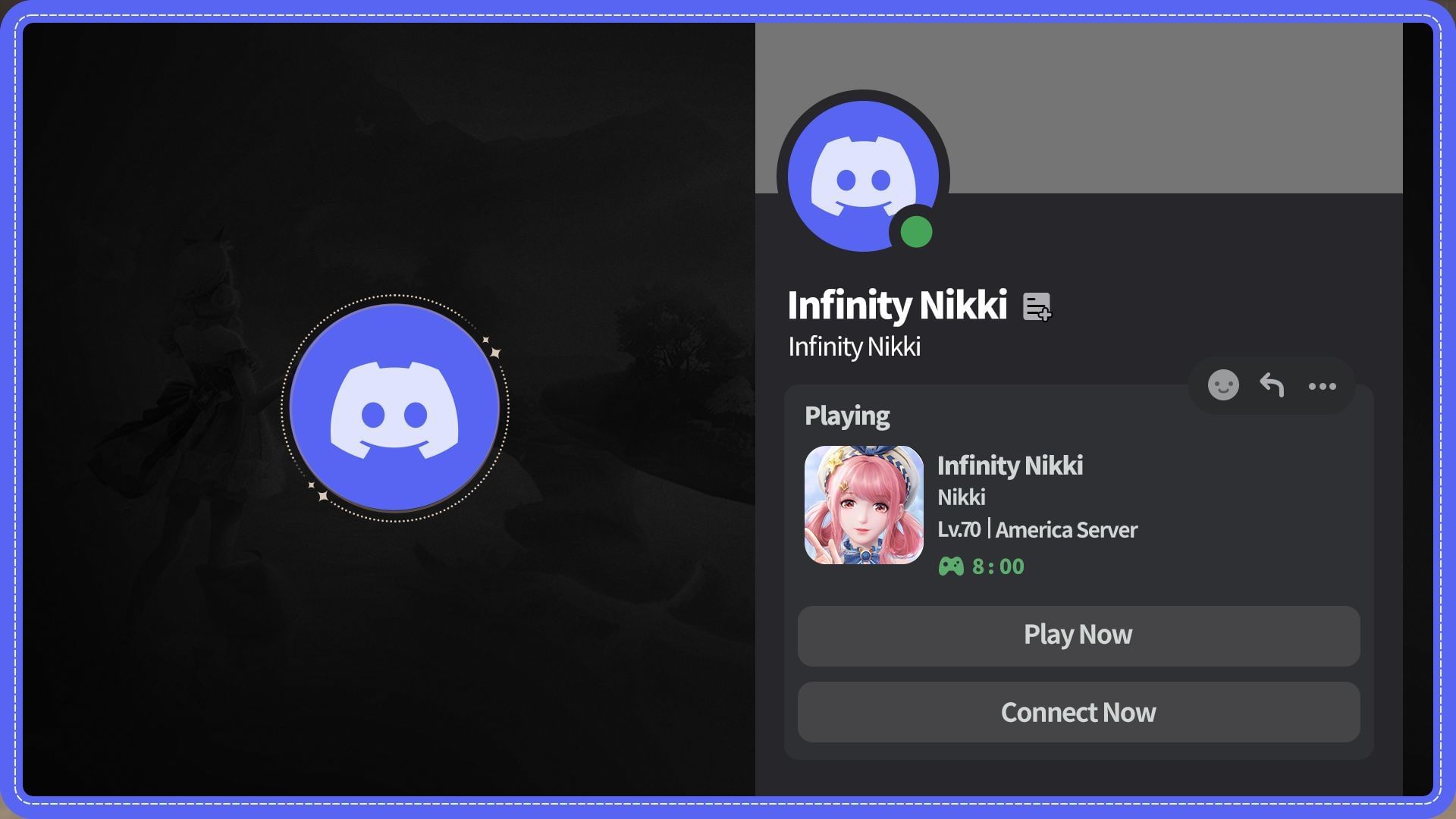 Discord accounts can now be linked to the game (Image via Infold Games)