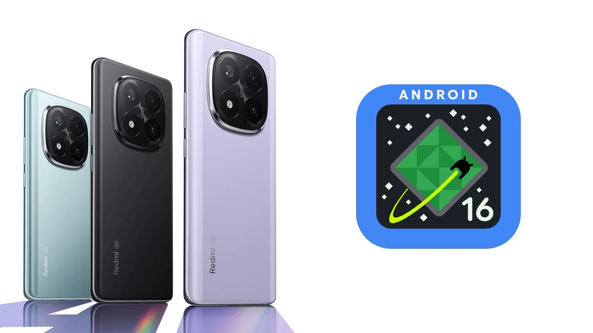 Android 16-based HyperOS 3.0 is headed to dozens of Redmi phones (Image via Google and Xiaomi)