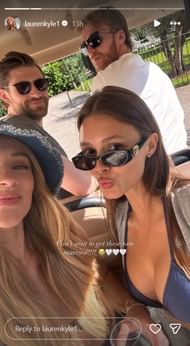 Kyle's Instagram story