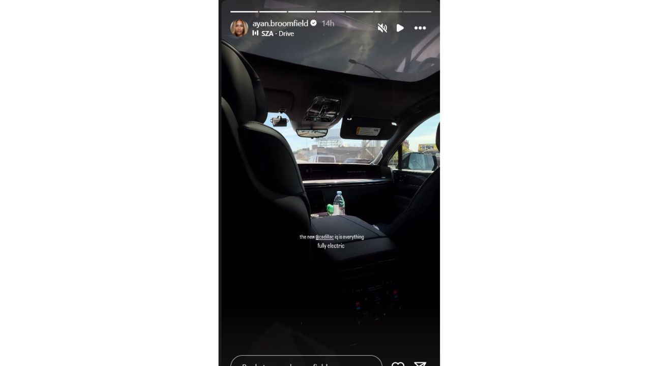 Ayan Broomfield&#039;s Instagram story