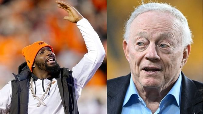 "Shut up before I take your b***h": Dez Bryant explodes as fan defends Jerry Jones for dragging ex-Cowboys WR in infamous 2015 contract negotiation