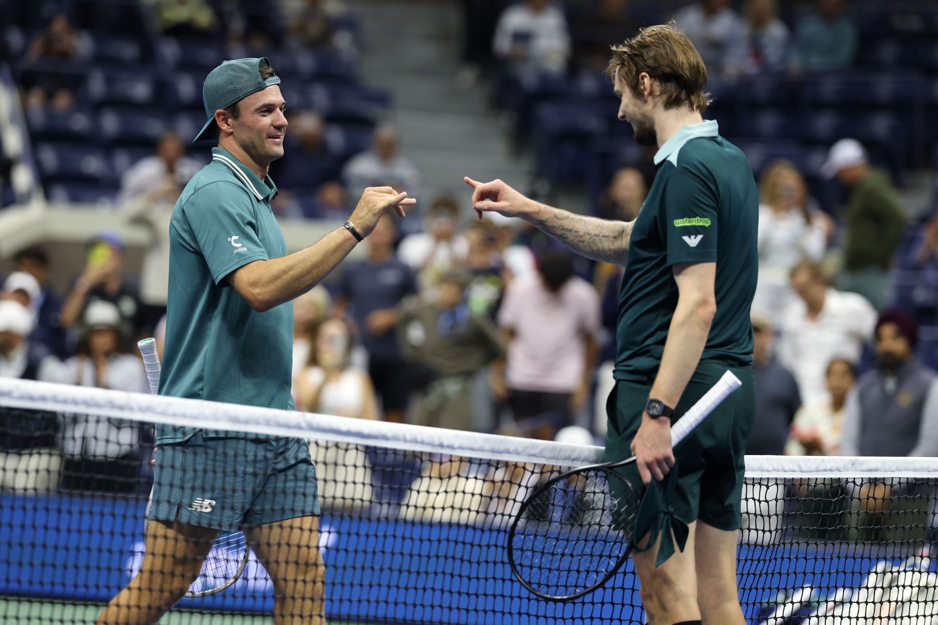 Paul and Bublik at the 2025 US Open - Day 7 - Source: Getty