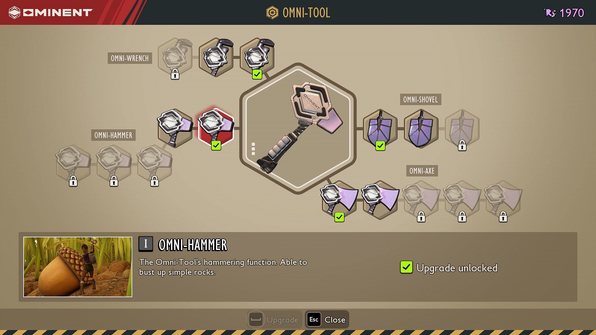 Use the Ranger Station to upgrade Omni-Tool (Image via Obsidian Entertainment)