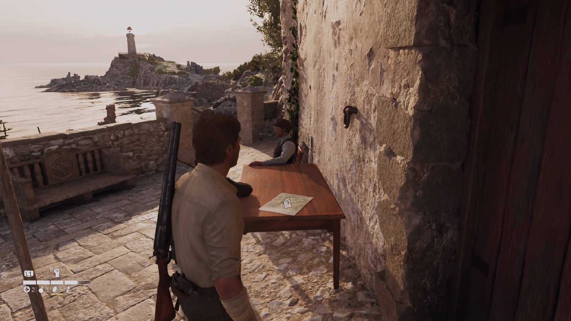 Earthquake paper location in Mafia The Old Country (Image via 2K || YouTube/@100Guides)