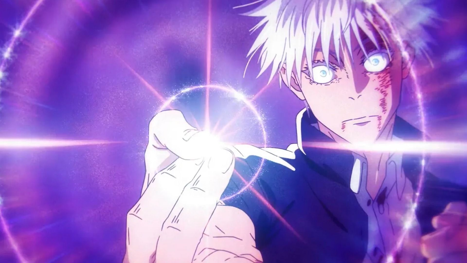 Gojo using Limitless in anime (Image via MAPPA)