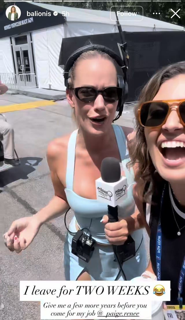 Image taken from Balionis&rsquo; Instagram Story _ Source: Instagram/@balionis