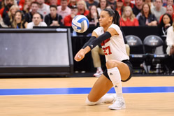 Harper Murray explains how Nebraska Volleyball Alumni match is helping prepare the team for a championship run