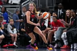 "Concussions are afraid of her" - WNBA fans react to Lexie Hull braving shiners after head hit left her with forehead knot