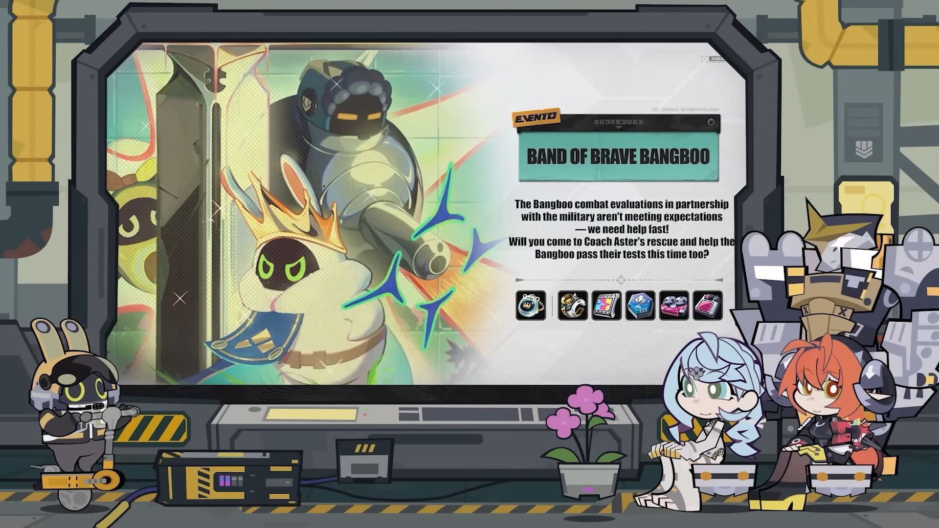 Band of Brave Bangboo event in Zenless Zone Zero 2.2 (Image via HoYoverse)