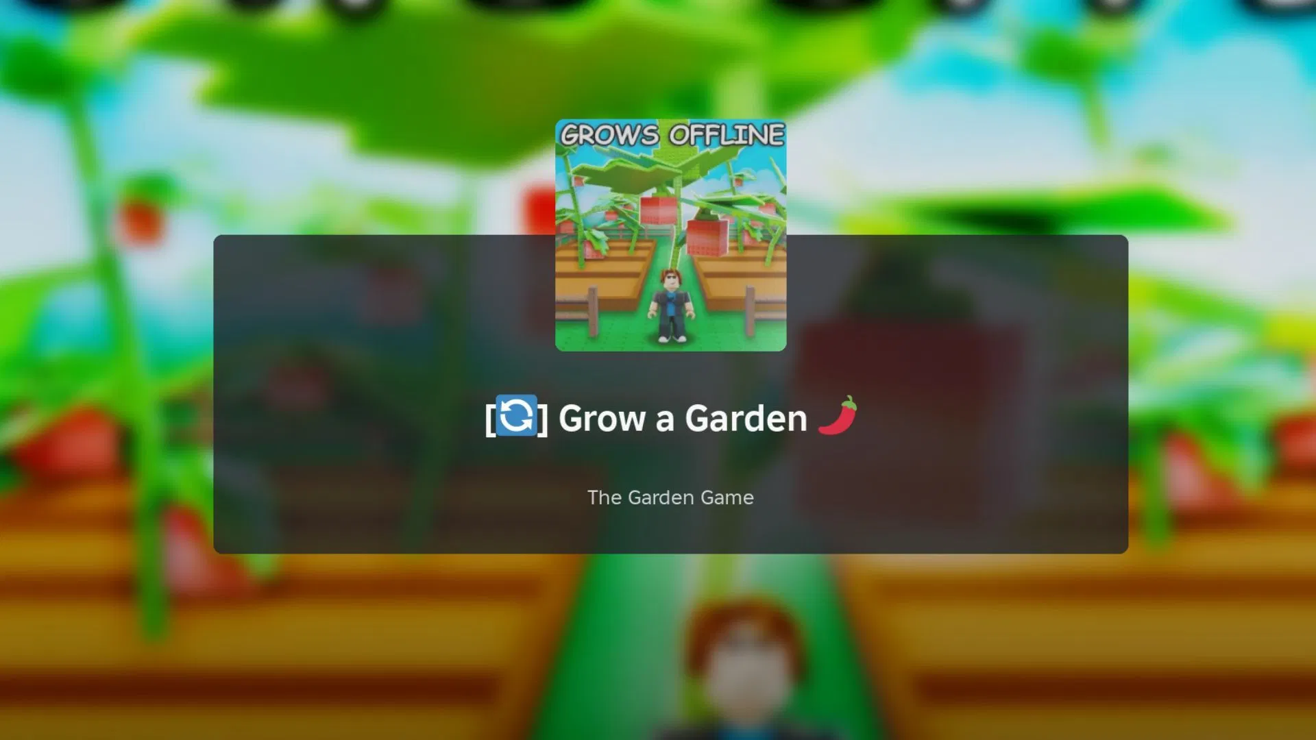 Grow a Garden loading screen