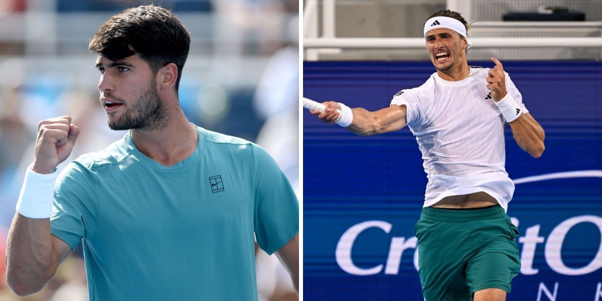 Carlos Alcaraz (L) vs Alexander Zverev (R) preview, (Source: Getty Images)