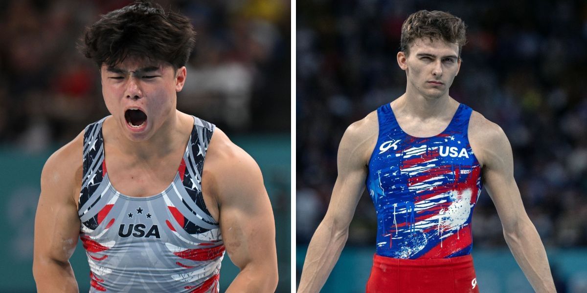 Asher Hong and Stephen Nedoroscik. (Images by Getty)