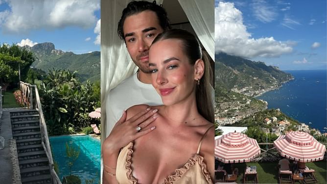 Kiefer Sherwood's fiancee Ariela takes in mesmerizing Amalfi coast views from celebrated five‑star deluxe hotel