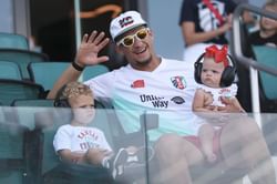 Patrick Mahomes’s 7-month-old daughter Golden Raye steals spotlight in first KC Current game appearance