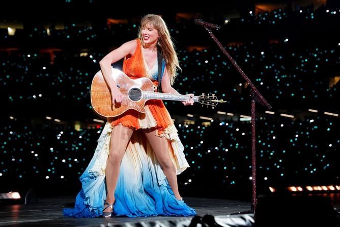"Who did it better?"- Internet reacts to Elmo recreating Taylor Swift's "The Life of a Showgirl" cover art