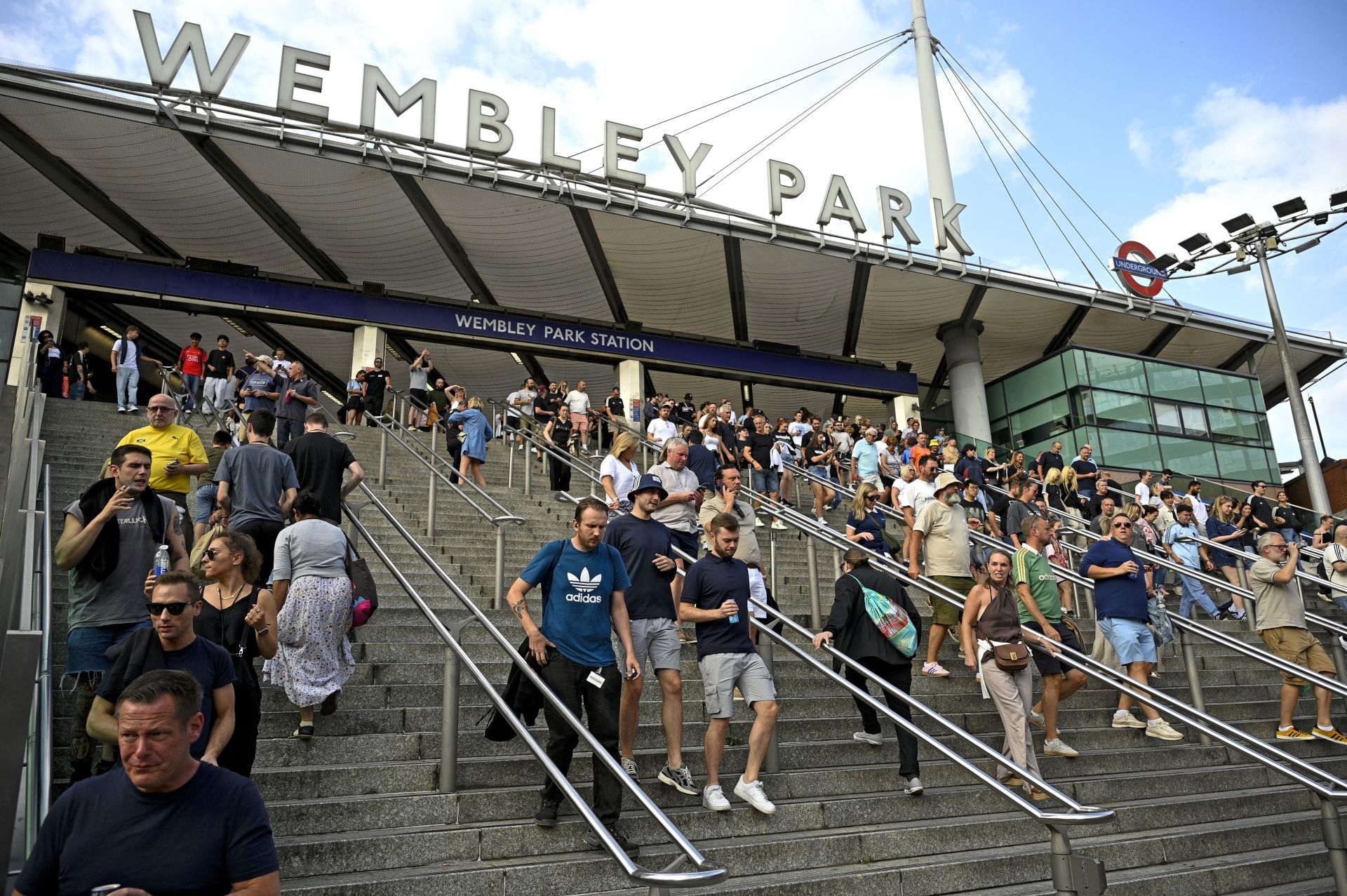 Fans attend Oasis Live &#039;25 Tour at London&#039;s Wembley Stadium (Image via Getty Images)