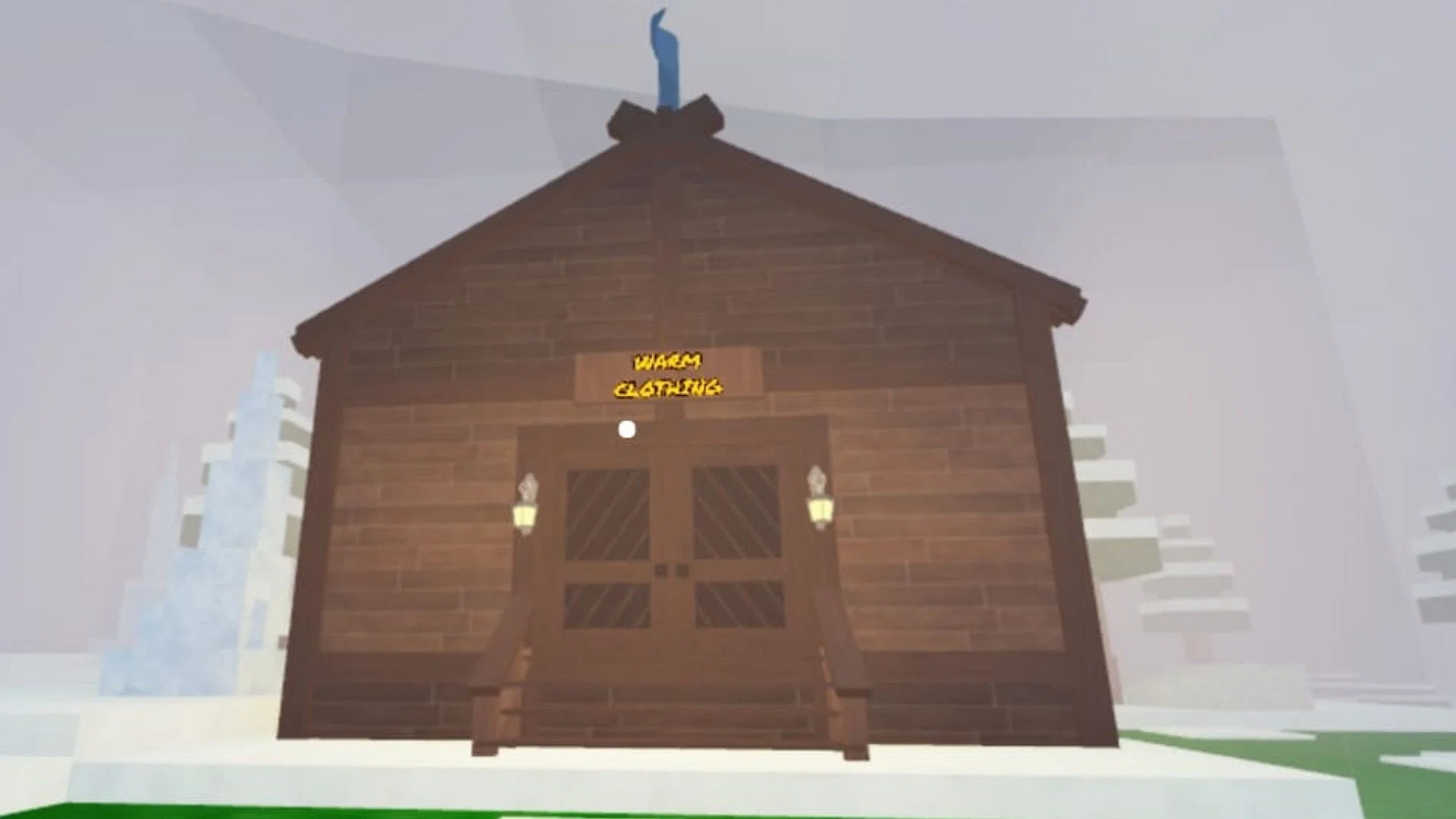 The warm clothing cabin (Image via Roblox)